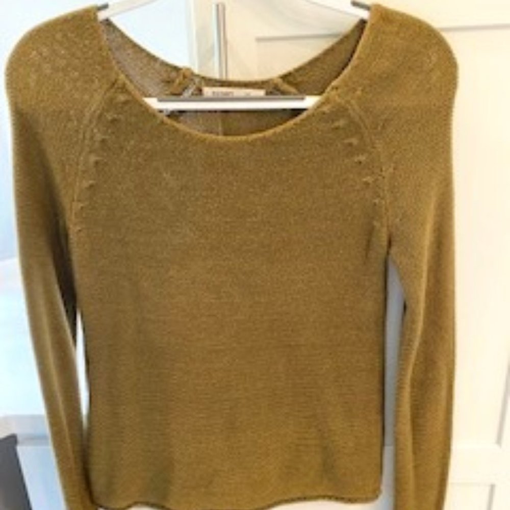 Old Navy size XS knit Olive Green Sweater